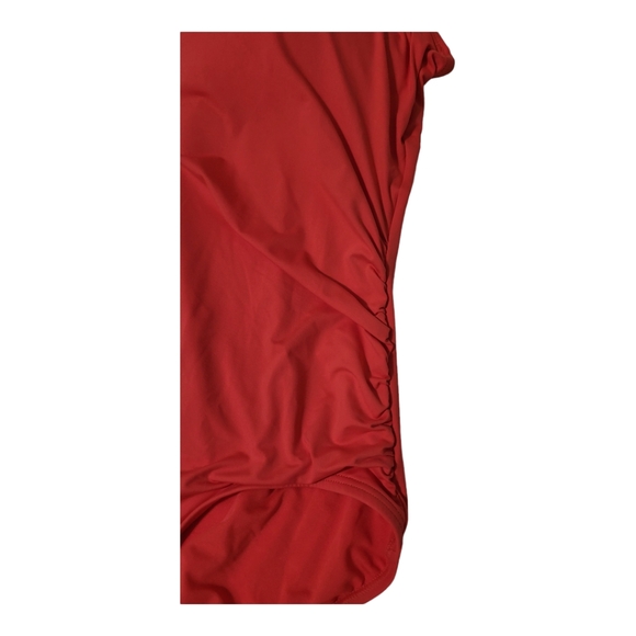 One Shoulder One Piece MK Bathsuit Woman Swimwear Sea Coral - Picture 4 of 11